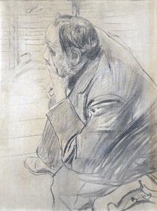 Portrait of Edgar Degas. Creator: Boldini, Giovanni (1842-1931)