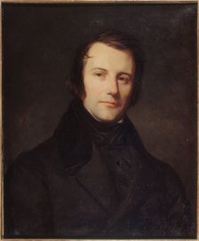 Portrait of Edgar Quinet (1803-1875), writer and politician, c1835. Creator: Sebastien-Melchior Cornu