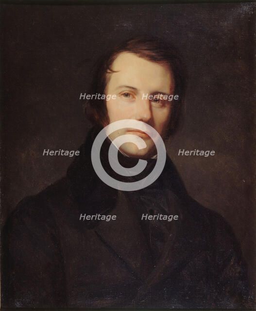Portrait of Edgar Quinet (1803-1875), ca 1835. Creator: Cornu, Sébastien-Melchior (1804-1870).