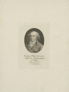 Portrait of Edme Mentelle (1730-1816), c. 1800. Creator: Westermayr, Conrad (1765-1834)