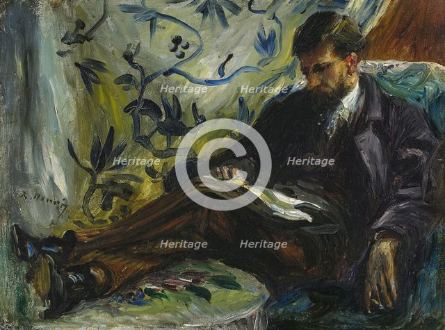 Portrait of Edmond Maître (1840-1898), 1871. Creator: Pierre-Auguste Renoir.