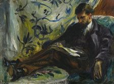 Portrait of Edmond Maître (1840-1898), 1871. Creator: Pierre-Auguste Renoir