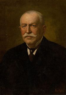 Portrait of Edmund Éder, 1910-1914. Creator: Július Éder