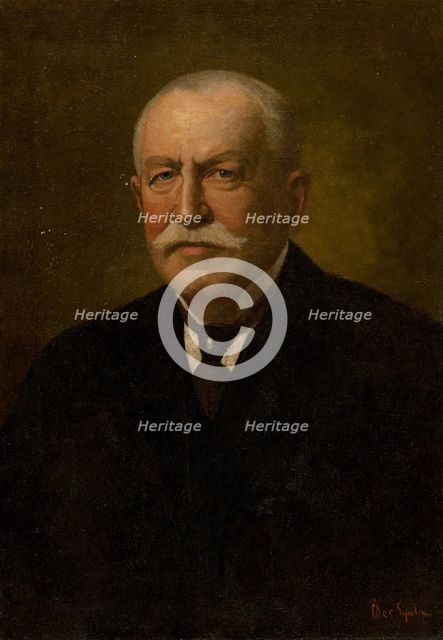 Portrait of Edmund Éder, 1910-1914. Creator: Július Éder.