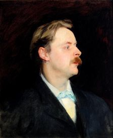Portrait of Edmund Gosse, 1886. Creator: Sargent, John Singer (1856-1925)