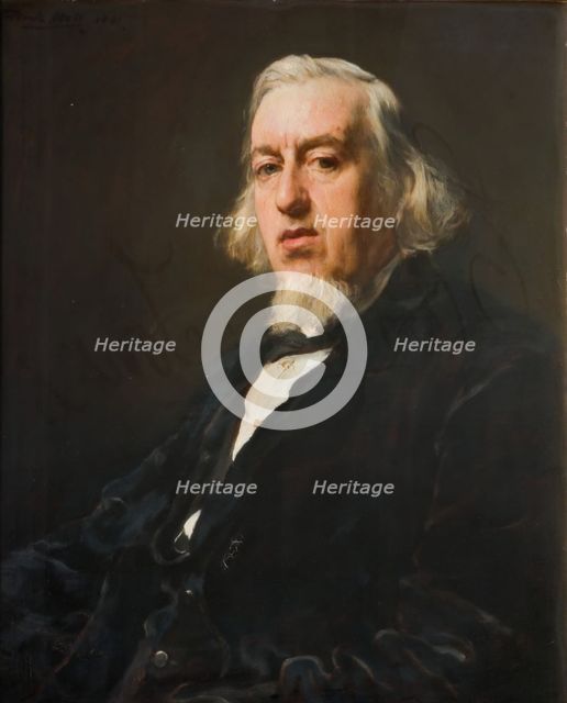 Portrait of Edmund Tonks (1824-1898), 1881. Creator: Francis Montague Holl.