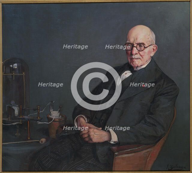 Portrait of Édouard Branly (1844-1940), physicist, c1920. Creator: Unknown.