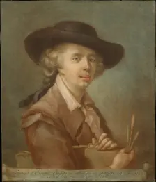 Portrait of Edouard Gautier-Dagoty, 1783. Creator: Carlo Lasinio
