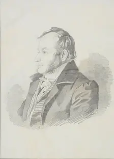 Portrait of E.E. Jungcurt, 1830s. Creator: Hampeln, Carl, von (1794-after 1880)