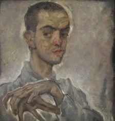 Portrait of Egon Schiele, 1912. Creator: Oppenheimer, Max (1885-1954)
