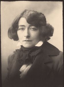 Portrait of Eileen Gray (1878-1976), 1914. Creator: Beresford, George Charles (1864-1938)