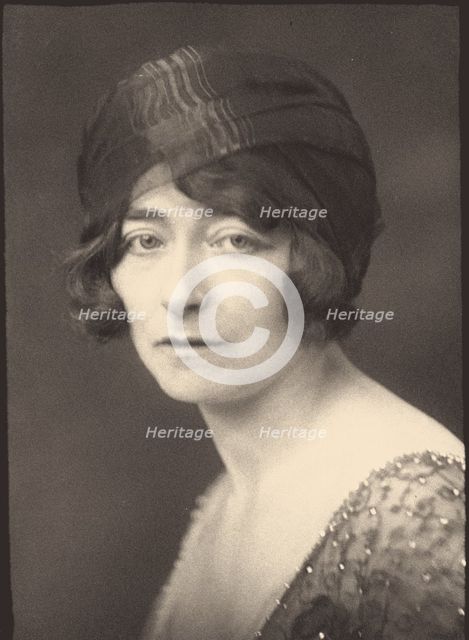 Portrait of Eileen Gray (1878-1976), 1914. Creator: Beresford, George Charles (1864-1938).
