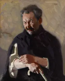 Portrait of Eino Leino, 1922. Creator: Antti Faven