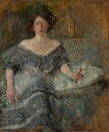 Portrait of Elza Krauze, 1912. Creator: Olga Boznanska