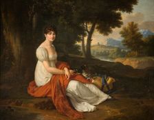 Portrait of Elzbieta Skotnicka née Laskiewicz (1781-1849), Wife of Michal Skotnicki, 1807. Creator: Francois-Xavier Fabre