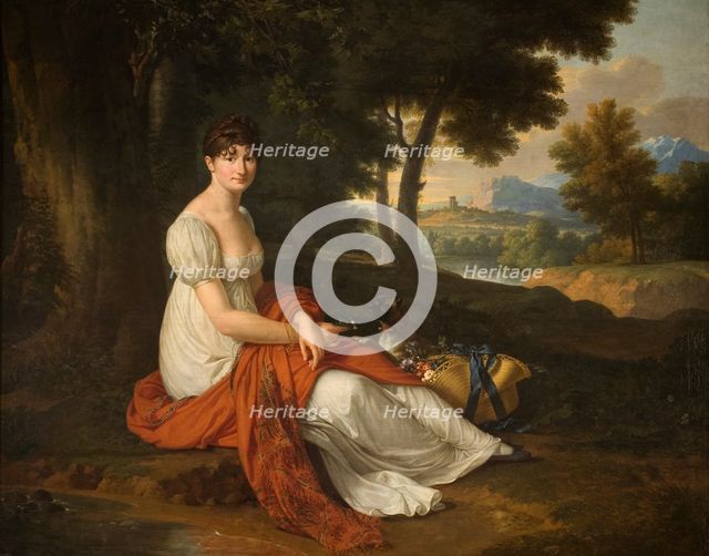 Portrait of Elzbieta Skotnicka née Laskiewicz (1781-1849), Wife of Michal Skotnicki, 1807. Creator: Francois-Xavier Fabre.