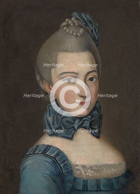 Portrait of Elzbieta Potocka née Wielopolska, between 1767-1771. Creator: Unknown.
