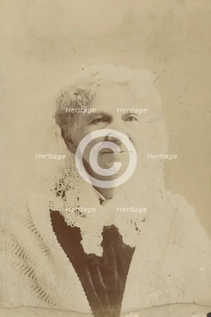 Portrait of elderly woman, about 1860-1880. Creator: Unknown.