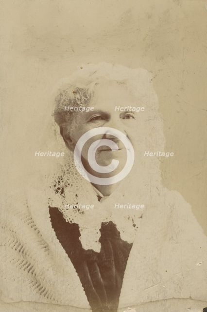 Portrait of elderly woman, about 1860-1880. Creator: Unknown.