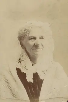 Portrait of elderly woman, about 1860-1880. Creator: Unknown
