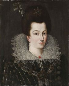 Portrait of Eleanor de Medici (1567-1611), Duchess of Mantua, 17th century. Creator: Anonymous