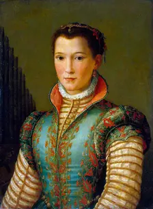 Portrait of Eleanor of Toledo 1560s. Creator: Allori, Alessandro (1535-1607)