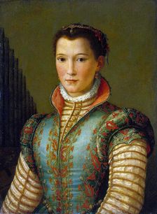 Portrait of Eleanor of Toledo 1560s. Creator: Allori, Alessandro (1535-1607)