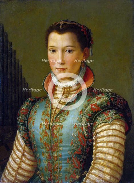 Portrait of Eleanor of Toledo', 1560s.  Creator: Allori, Alessandro (1535-1607).