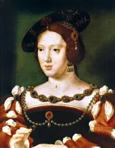 Portrait of Eleanor, Queen of France, c1530-1540. Artist: Joos van Cleve