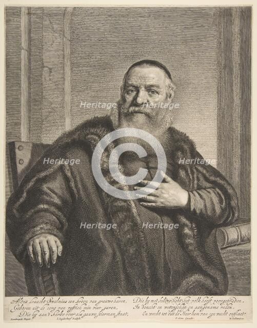Portrait of Eleazor Swalmius.n.d. Creator: Jonas Suyderhoef.