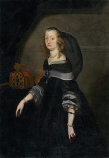 Portrait of Eleonór Mantová (Portrait of Noblewoman), after 1650. Creator: Unknown