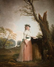 Portrait of Eleonora Chigi, Princess of Teano, 1793. Creator: Jacques Henri Sablet