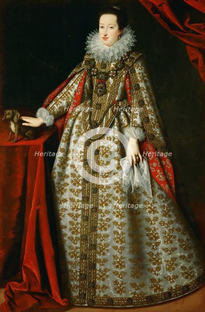 Portrait of Eleonora Gonzaga (1598-1655), in her bridal dress.