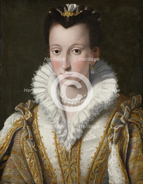 Portrait of Eleonora di Garzia di Toledo, called Dianora (?), c1571-1576. Creator: Workshop of Alessandro Allori.