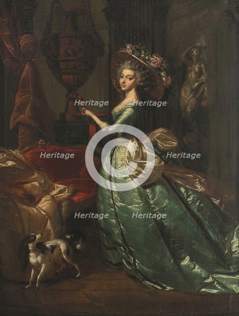 Portrait of Eleonore Sullivan (1750-1833), 1785. Creator: Puyl, Louis François Gerard van der (1750-1824).