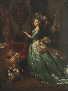 Portrait of Eleonore Sullivan (1750-1833), 1785. Creator: Puyl, Louis François Gerard van der (1750-1824)