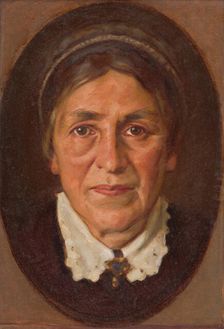 Portrait of Elena Marótha Soltésová, around 1925. Creator: Milan Thomka Mitrovsky