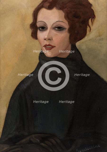 Portrait of Elene Komisarjevskaia-Balieff (1895-1981).