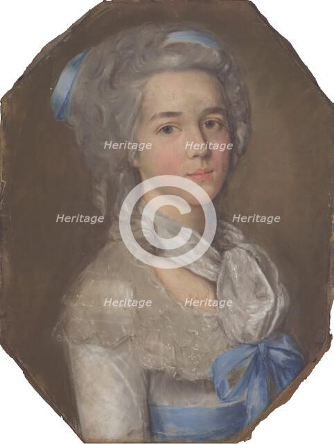 Portrait of Elisaveta Alexeevna Golokhvastova (1763-1822), née Yakovleva. Creator: Anonymous.