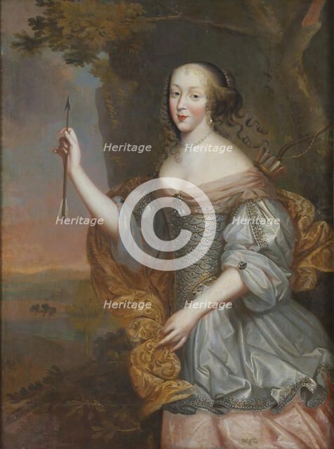 Portrait of Élisabeth Marguerite d'Orléans (1646-1696), Duchess of Alençon and Angoulême.