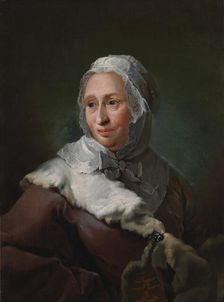 Portrait of Elisabeth Marie Fabritius, née d'Abbestée, 1752. Creator: Carl Gustaf Pilo