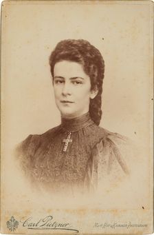 Portrait of Elisabeth of Bavaria, 1897. Creator: Pietzner, Carl (1853-1927)