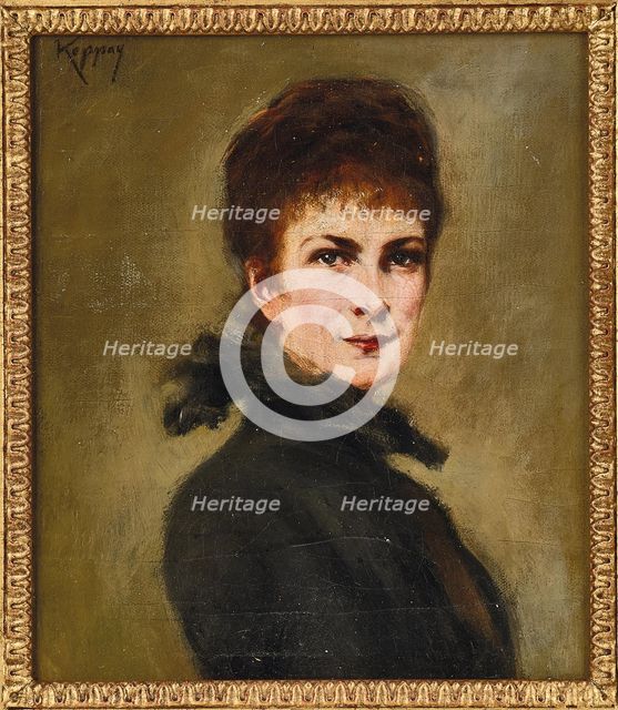 Portrait of Elisabeth of Bavaria. Creator: Koppay, Josef Arpád von (1859-1927).