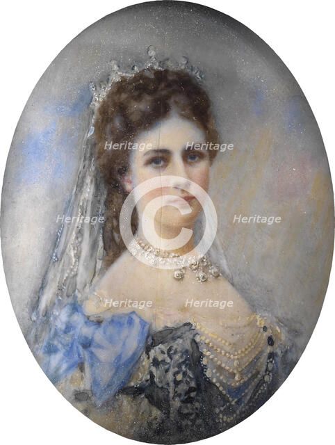 Portrait of Elisabeth of Bavaria, c. 1900. Artist: Anonymous  