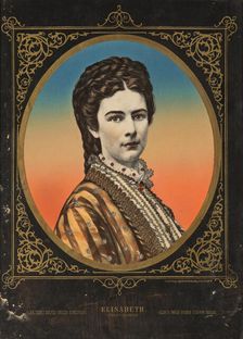 Portrait of Elisabeth of Bavaria, c1870. Creator: Anonymous ()