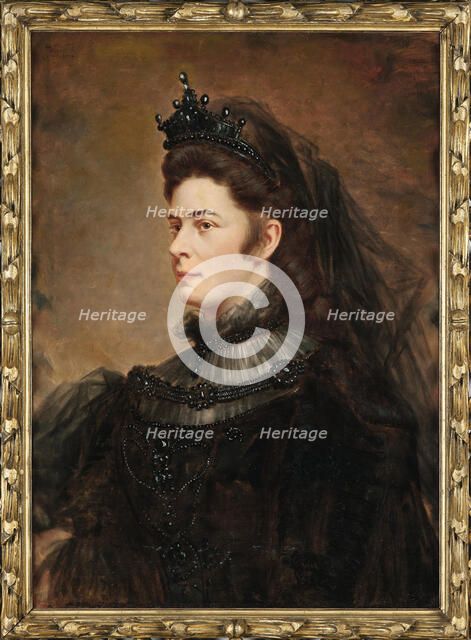 Portrait of Elisabeth of Bavaria, c1890. Creator: Anonymous ().