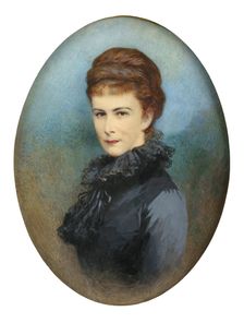 Portrait of Elisabeth of Bavaria, c1900. Creator: Komlósy, Irma (1850-1919)
