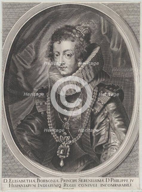 Portrait of Elisabeth of Bourbon, Queen of Spain, ca. 1650-1700. Creator: Anon.