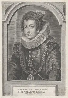 Portrait of Elisabeth of Bourbon, Queen of Spain, ca. 1632-44. Creator: Pieter de Jode II