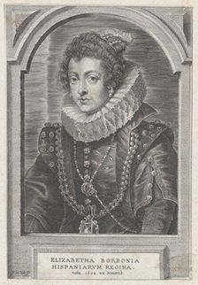 Portrait of Elisabeth of Bourbon, Queen of Spain, ca. 1632-44. Creator: Pieter de Jode II